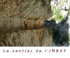 Le sentier de l'Imbut au fond des gorges du verdon